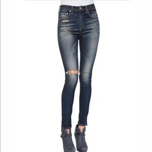 Rag & Bone Justine Skinny Mateo Wash Jeans